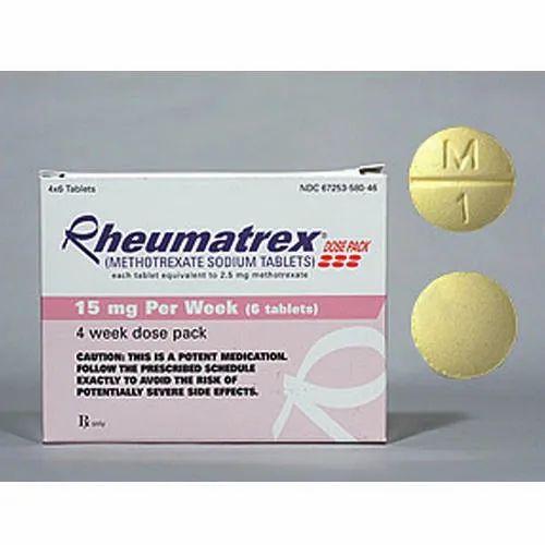 15 Mg Rheumatrex (Methotrexate) Tablet, Prescription, Rheumatoid ...