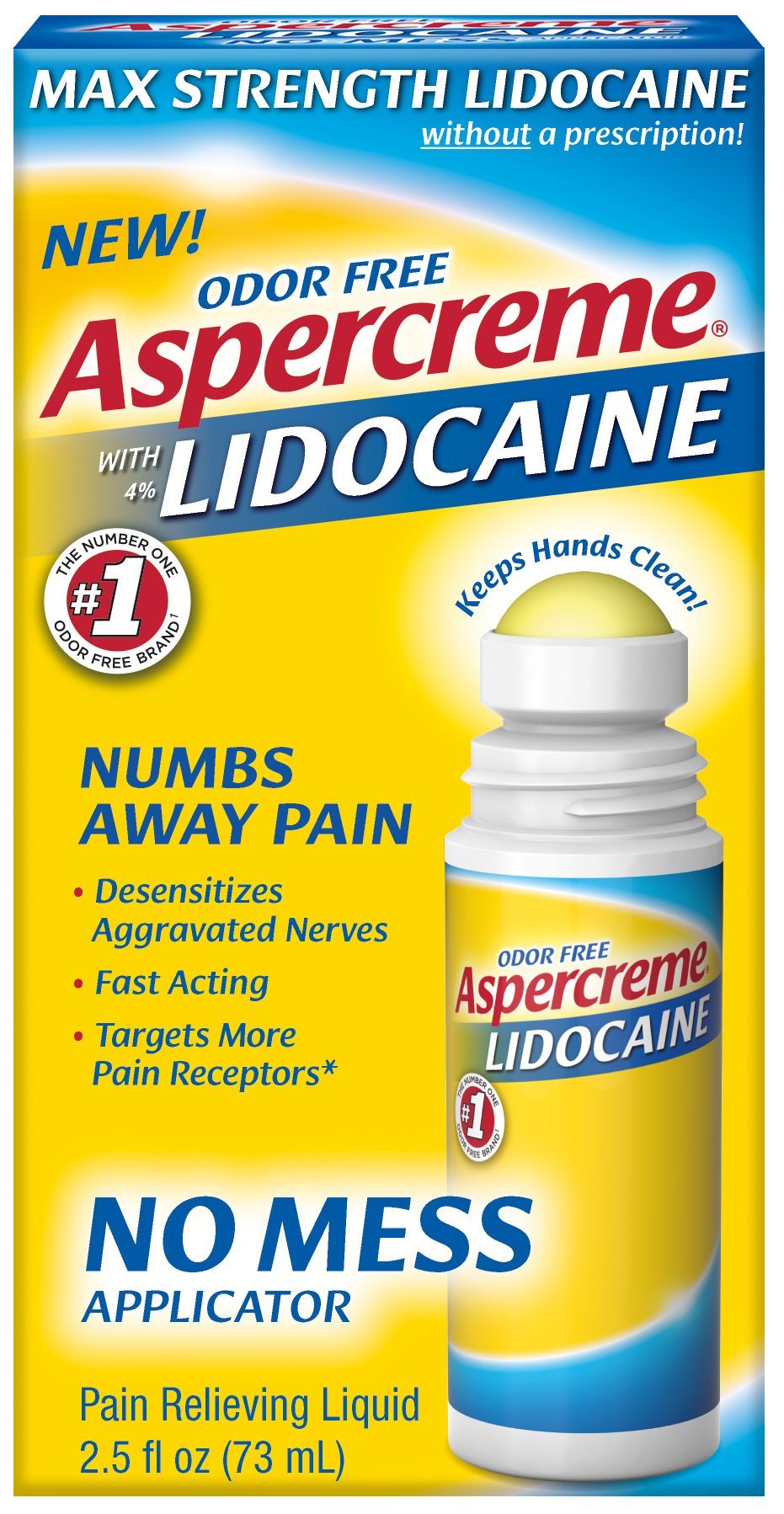 Amazon.com: Aspercreme Pain Relieving Creme With Lidocaine, 4.7 Ounce ...
