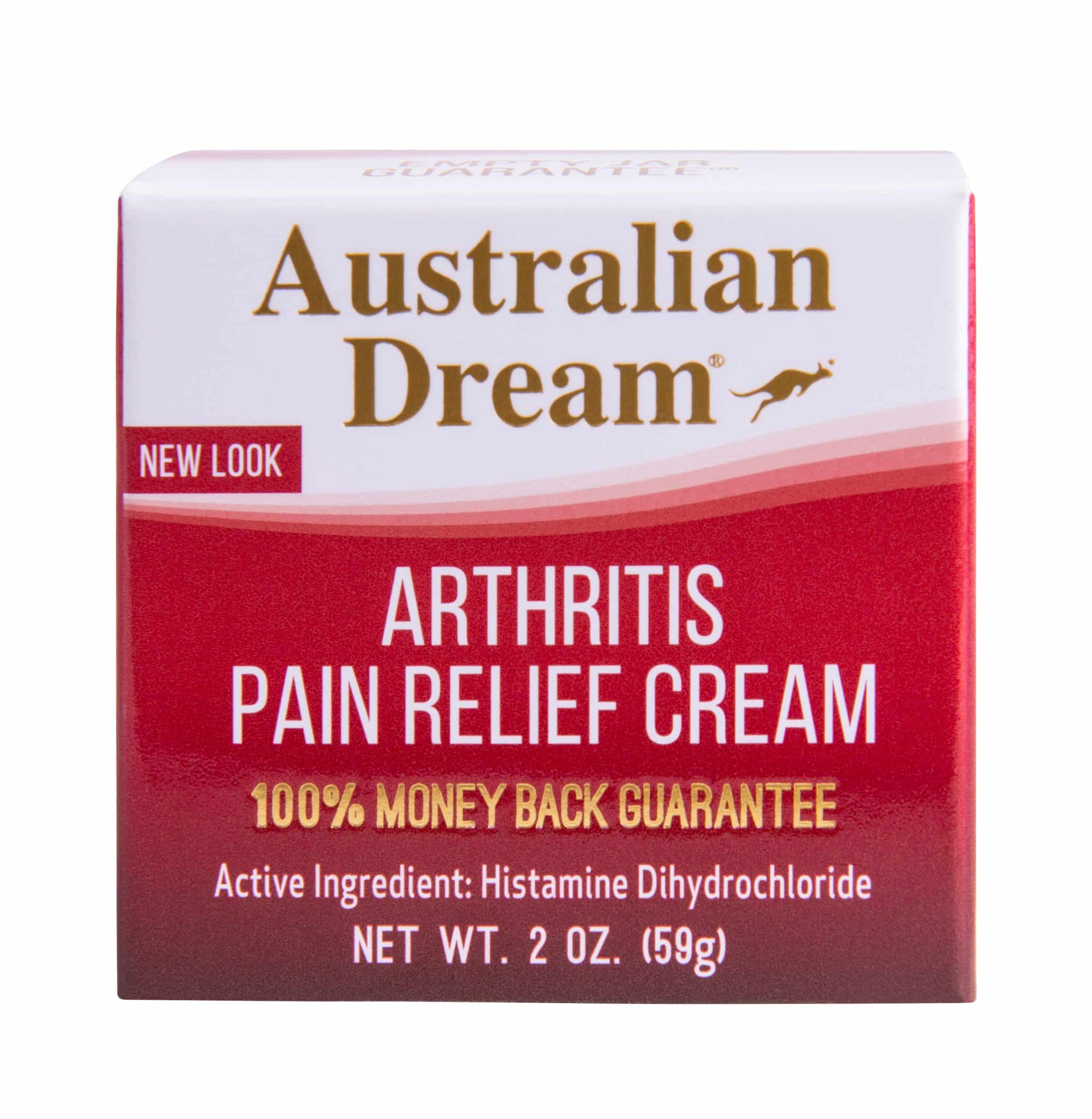 Australian Dream Arthritis Pain Relief Cream, 2 oz. Jar  Over