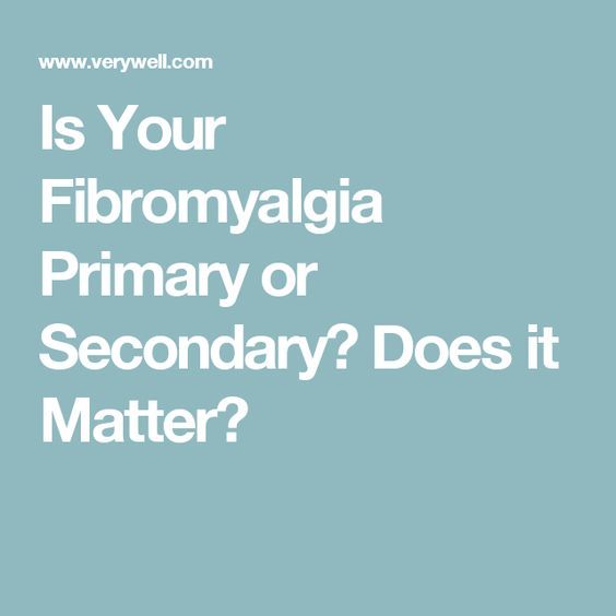 Causes and Treatments of Primary or Secondary Fibromyalgia (With images ...