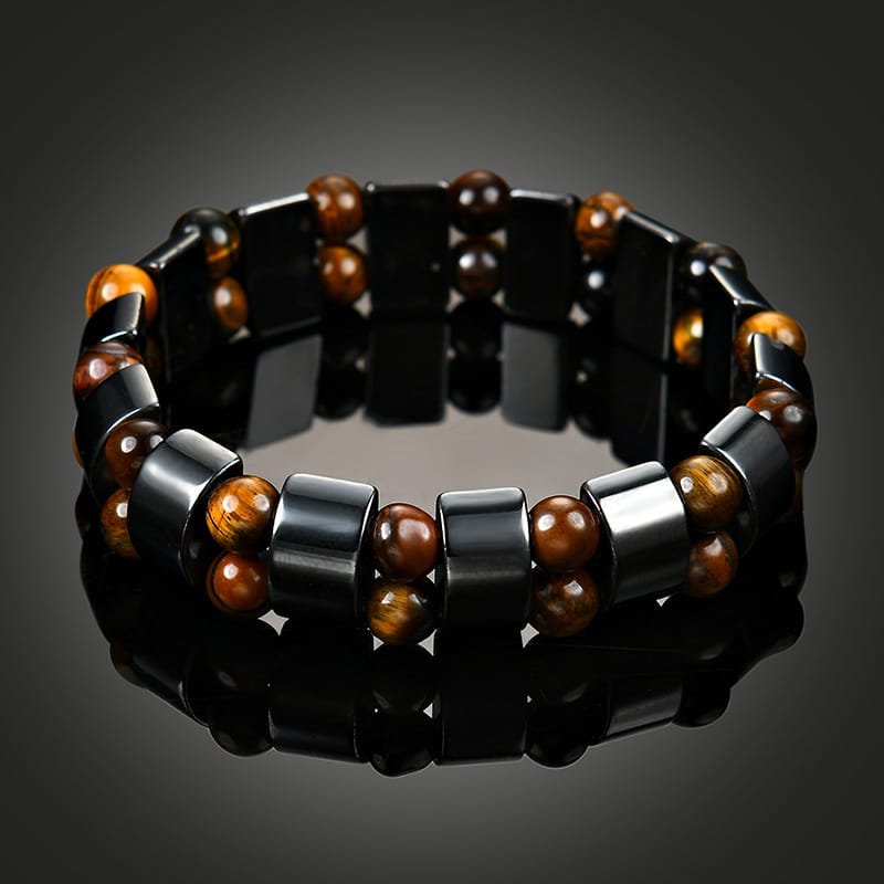 Hematite Powerful Magnetic Bracelet Health Hand Chain for Women Men ...