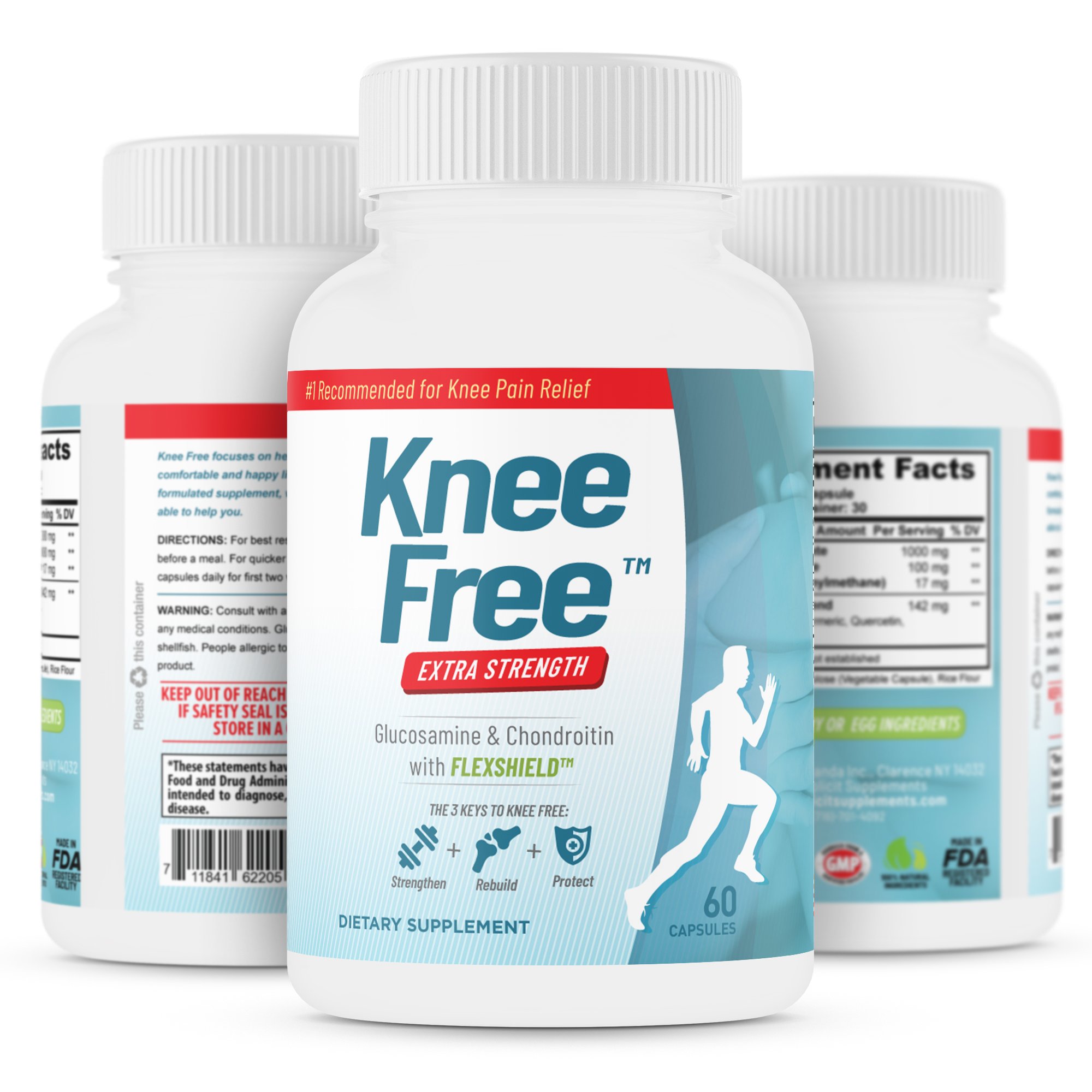 Knee Free  Extra Strength, Focused Formula for Knee Pain Relief ...