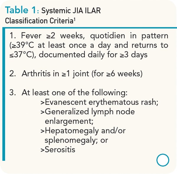 Systemic Juvenile Idiopathic Arthritis